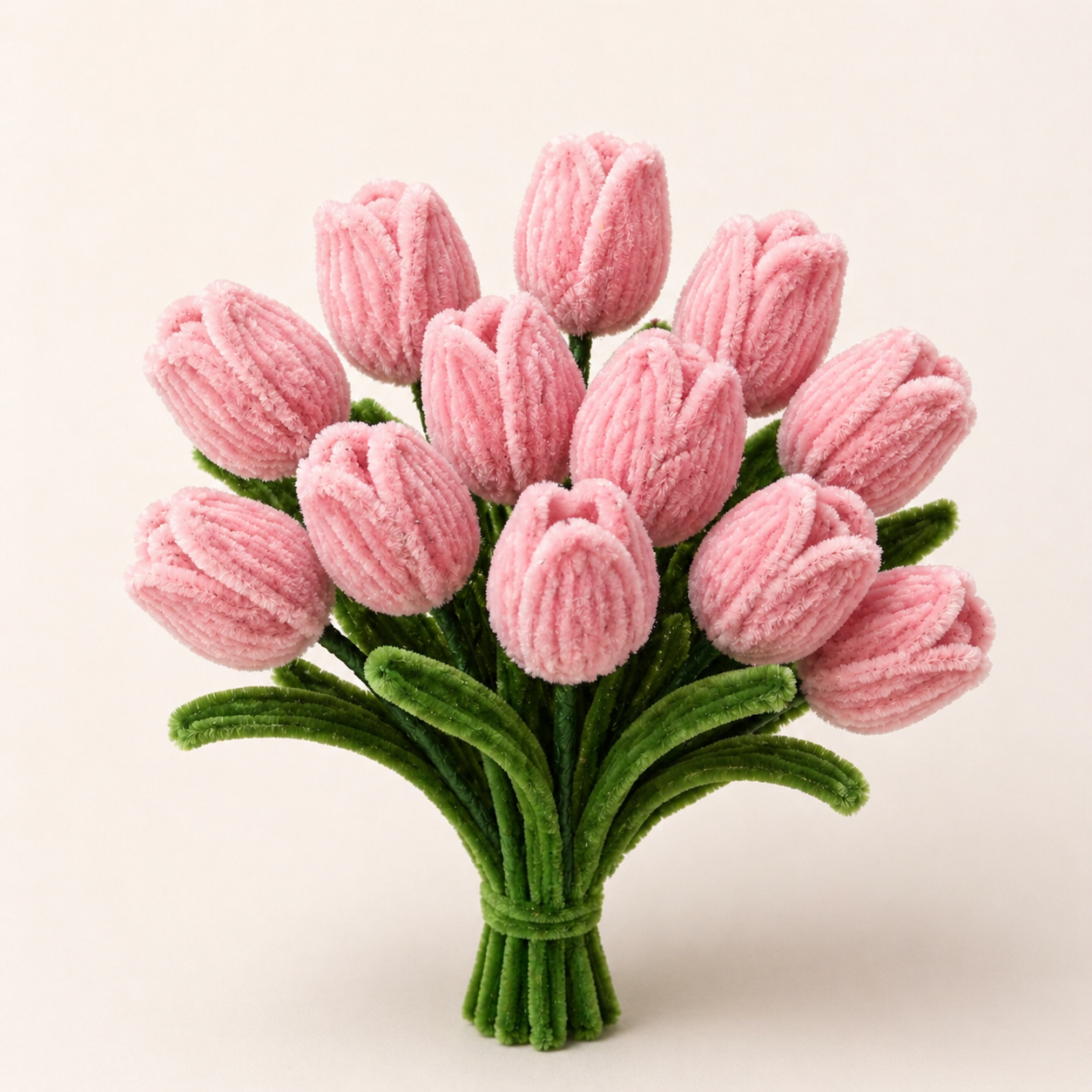 Handmade Chenille Flower Bouquet